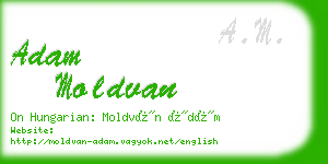 adam moldvan business card